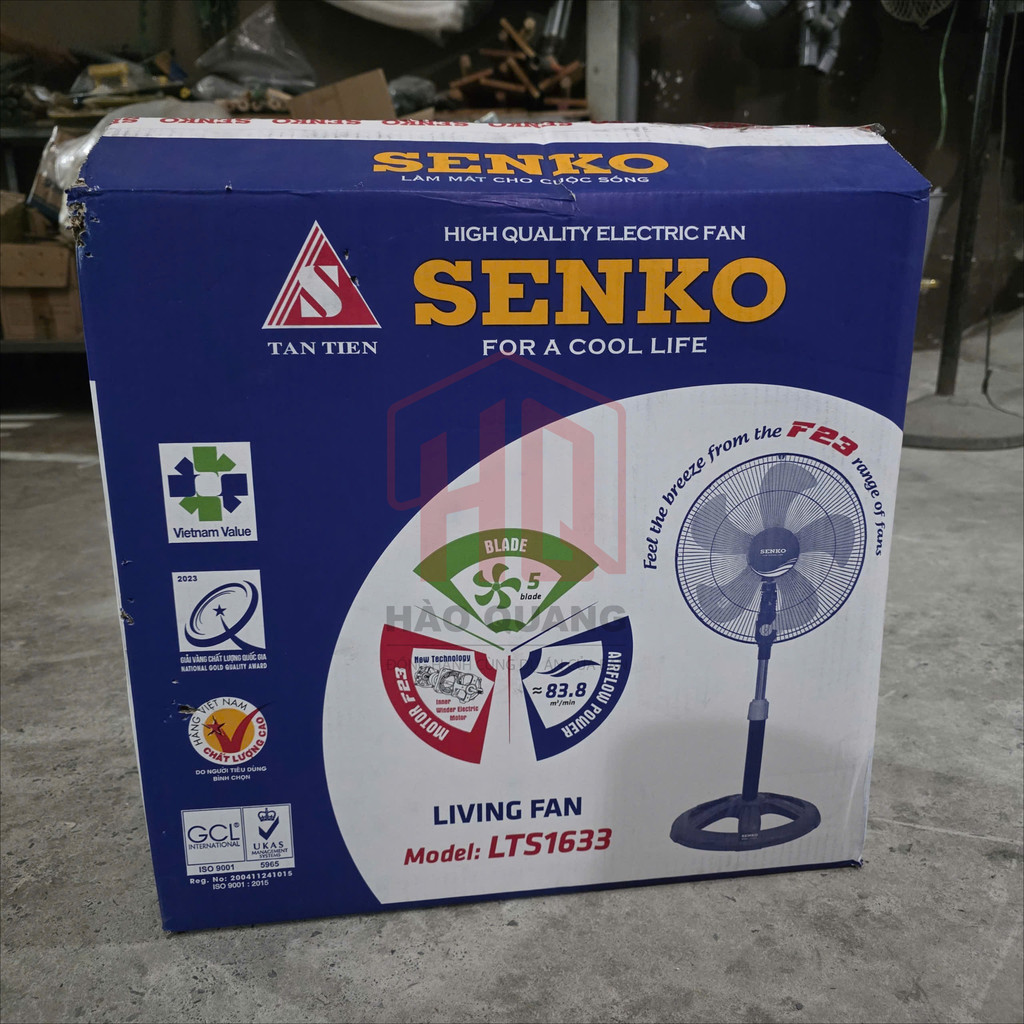Quạt Lửng Senko LTS 1633 Chính Hãng – 3 Tốc Độ Gió Mạnh, Tiết Kiệm Điện, Chạy Êm, Bền Bỉ