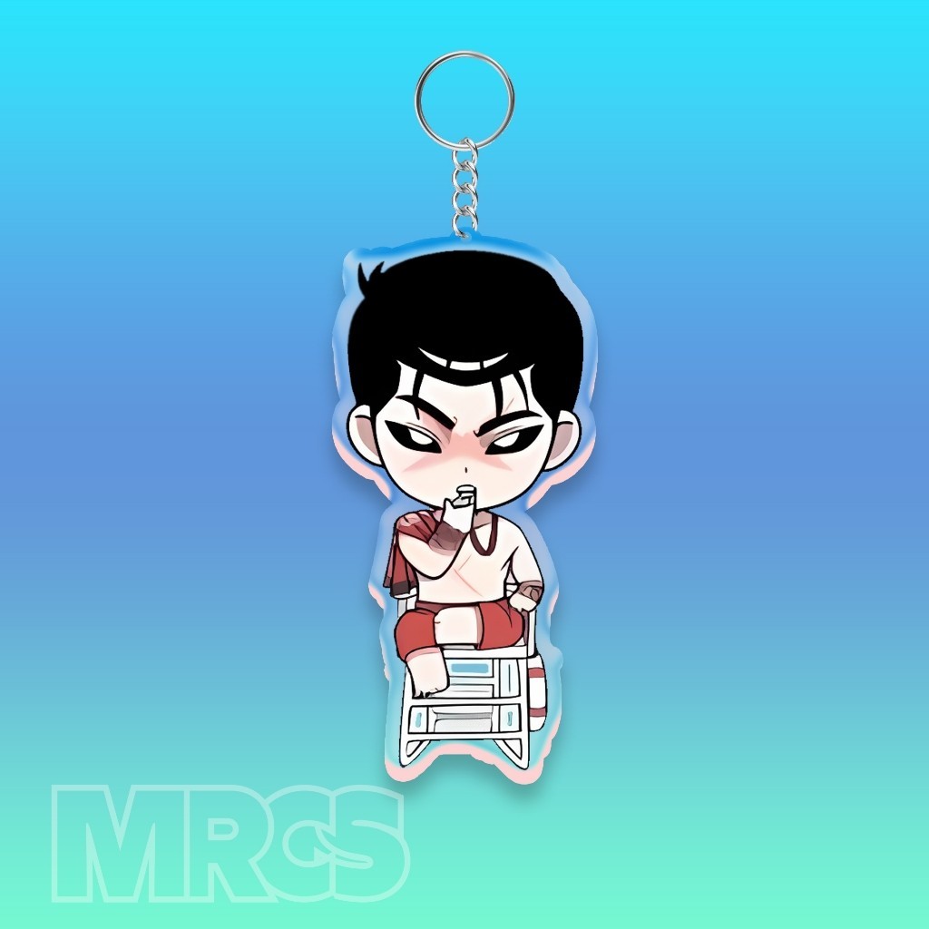 gantungan kunci  manhwa lookism the summer in busan / ganci chibi lookism summer version