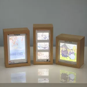 Những Điều Tốt Đề Nghị Tự Làm Ánh Sáng Bóng Ngược Phim Trong Suốt Thẻ Đánh Dấu Trang Dạ Quang Chuyên Dụng Sạc Gỗ Chắc Chắn Khung Ảnh Đèn Ngủ Hình 4.14