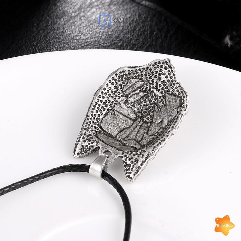 Mặt dây chuyền bạc phong cách Viking nam với hình động vật - Bùa hộ mệnh mới