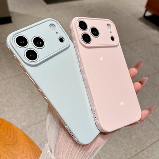 Ốp điện thoại hình trái tim 3D màu trơn tối giản Thích hợp ốp lưng cho iPhone 17 16 15 14 13 12 11 Pro Max Plus Vỏ chống sốc