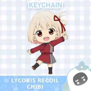 Ganci / Gantungan Kunci Akrilik ANIME LYCORIS RECOIL CHIBI - CHISATO 1