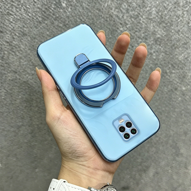 Ốp Lưng PBZZ Cho Redmi NOTE 9S REDMI NOTE 9 PRO Vỏ Điện Thoại Lo Âu Vỏ Mềm Silicon Chống Sốc Thiết Kế Mới Thẩm Mỹ Trong Suốt Có Giá Đỡ Màu Hồng Cho Bé Gái SDUZJ1