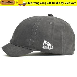 Mũ bóng chày COZYNEST phong cách xe tải, chất liệu cotton, vành thấp