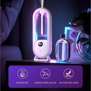 Máy Xịt Thơm Phòng Tự Động Máy Khuếch Tán QINGTING Tinh Dầu 5 Chế Độ Xông Hương Thơm Nhẹ Dịu