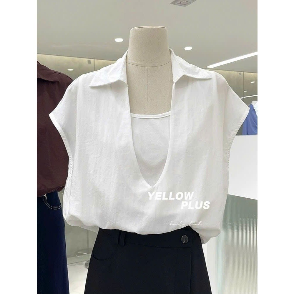 (HÀNG QCCC - DEAL MỞ BÁN) Áo sơmi thiết kế phối 2 lớp chất liệu siêu mát mịn hàng hottrend mùa hè BA SP475