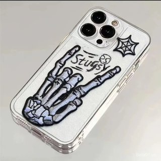 Ốp Điện Thoại Thích Hợp Cho iPhone Skull Hand Thích Hợp Cho iPhone17161514Ốp Điện Thoại Promax 13 / 12 / XS / XR / 7P11 Vỏ Bảo Vệ 8plus Trong Suốt S9RP