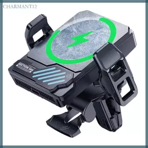 Char Gắn điện thoại ô tô làm mát chủ động với bộ sạc xoay 360 để sử dụng du lịch