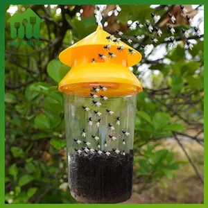 SWEET Mới Trái Cây Ruồi Bẫy Killer Nhựa Drosophila Bẫy Chống Ruồi Trái Cây Bay Killer Catcher Orchard Bẫy Côn Trùng Kiểm Soát Dịch Hại Cho Orchard n