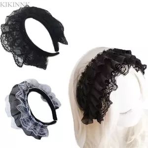 KIKIN Băng Đô Ren Nhiều Lớp Cho Nữ Dễ Thương - Mũ Nón cosplay Hình Hầu Gái