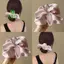 Scrunchie satin lớn jumbo co giãn, phù hợp làm dây buộc tóc hoặc dùng khi ngủ