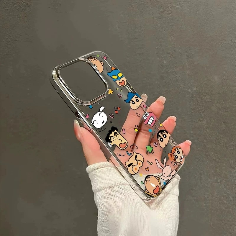 ốp lưng iphone Tập hợp Crayon Shin-chan Cho Iphone 16 Iphone 7 xs xr 11 12 13 14 15 16 Pro Max Plus