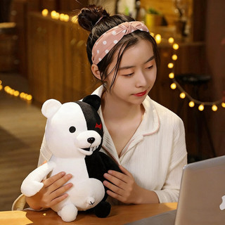 Anime DanganRonpa Monokuma Black&White Bear Plush Toy Bear Soft Stuffed Animal Dolls Toys