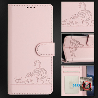 Ví PU Flip Case cho Samsung Galaxy M56 M55 M54 M53 M52 M42 M36 M35 A42 C55 F54 khe cắm thẻ Little họa tiết da điện thoại