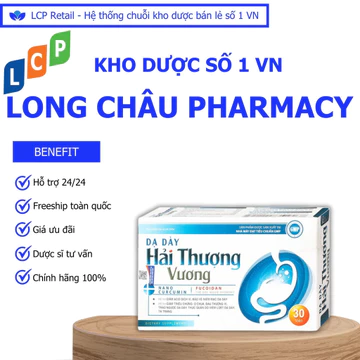 Viên uống Dạ Dày Hải Thượng Vương hỗ trợ sức khỏe hệ tiêu hóa, giảm cảm giác đầy hơi khó tiêu (30v)