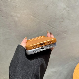 Sơn Kim Loại Từ Tính Ốp Lưng Điện Thoại iPhone 17 16 15 14 13 Pro Max 17 Air 16 15 14 Plus Nút Bảo Vệ Vỏ Thời Trang Chống Sốc