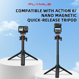 Dành cho DJI OSMO ACTION 6 phát hành nhanh chân máy thanh mở rộng Nano selfie thanh mở rộng phụ kiện