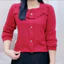 Áo thun dài tay mùa Xuân cổ ruffle mềm mại, thoải mái dành cho nữ