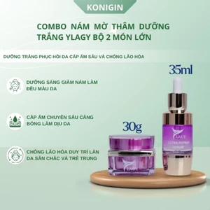Kem Nám Mờ Thâm Dưỡng Trắng Da YLAGY Dưỡng Trắng Phục Hồi, Cấp Ẩm, Chống Lão Hóa Bộ 2 Món