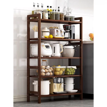 Giá để đồ bằng tre, kệ nhiều tầng cho đồ ăn nhẹ, sách, phòng khách, giá để đồ đơn giản, giá để đồ đứng, giá để đồ linh t