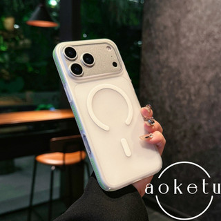 Ốp điện thoại từ tính mờ màu PC siêu mỏng sang trọng thích hợp cho iPhone 14 15 16 17 Pro Max Vỏ cứng chống trượt toàn diện