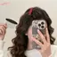 HFSHY Lược tóc vintage chấm bi nhiều màu, phù hợp thời trang dành cho bé gái và sự kiện vui chơi