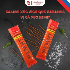 Salami xúc xích que Kabanos vị GÀ 70g Remit nhập khẩu Nga Ăn Vặt Food