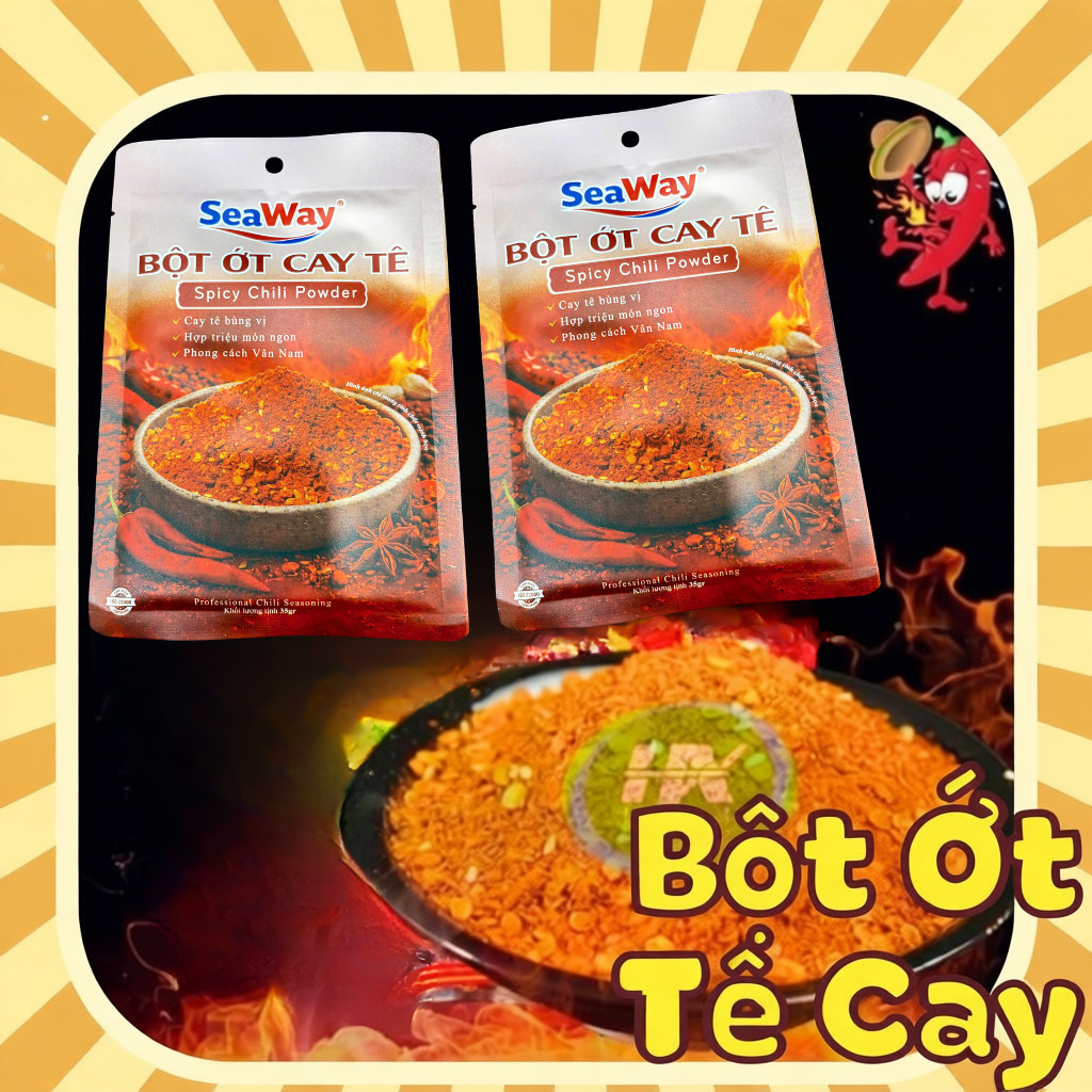 Bột Ớt Tê Cay Việt Nam - Hương Vị Tê Cay đặc trưng, dùng đa dạng cho món nướng và chấm