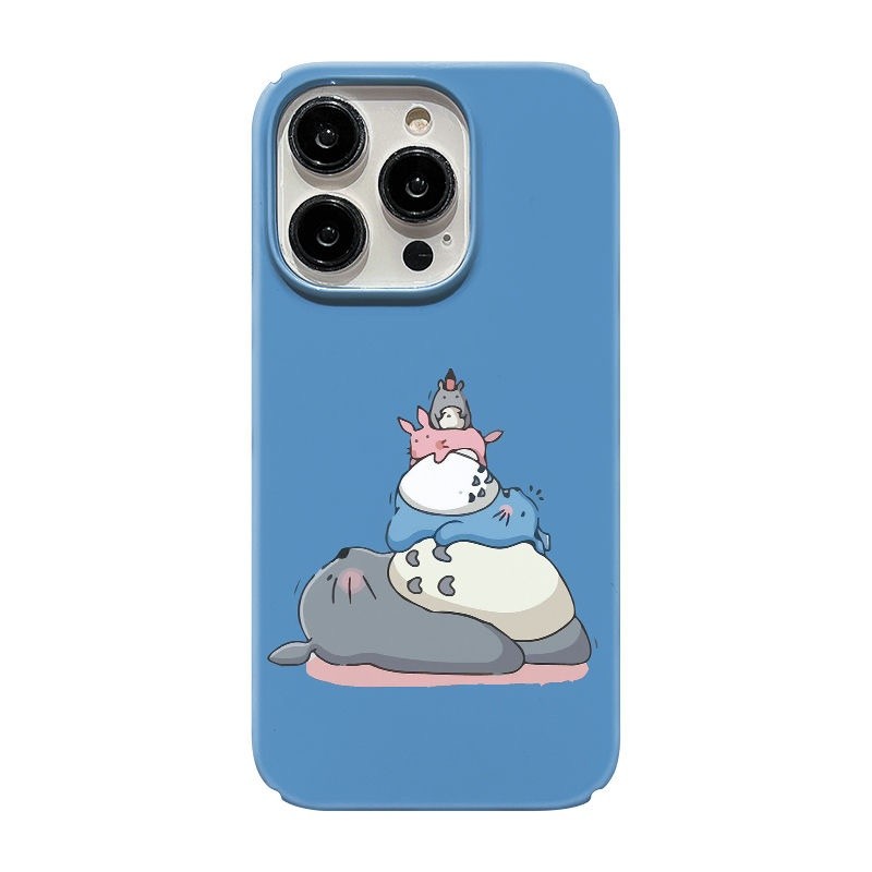 Ốp Điện Thoại QYJS Xếp Chồng Mèo Béo Thích Hợp Cho IPhone 17 AIR 11 12 PRO XR XSMAX 13 14 15 16 ProMax 7 8 PLUS Phim Vỏ Cứng Bóng Phong Cách Thời Trang