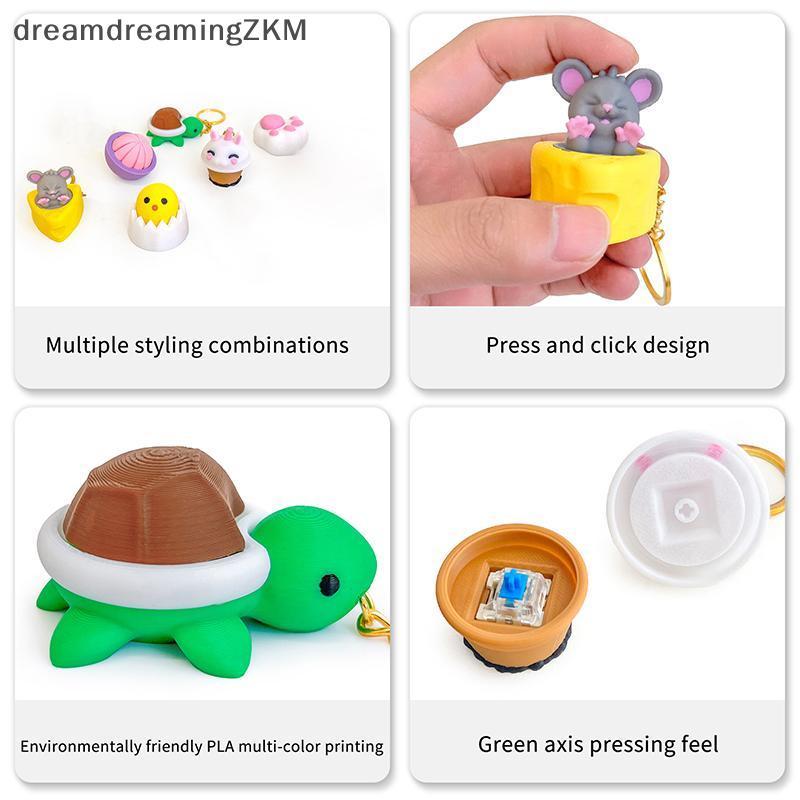 [dreamdreaming] Móc khóa Cat Paw 3D in hình Giảm căng thẳng có thể ép được Đồ chơi Fidget Nhà thơ có kích thước thủ công để sử dụng bàn học [zkm]