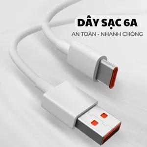 Dây sạc nhanh Tubro 22.5/27W/33W / 67W / 120W USB 6A Type-C sạc nhanh Turbo hàng cực chất