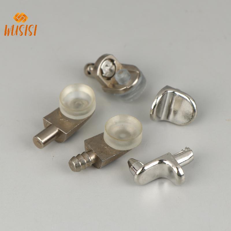 [WUSISI] 10 Chiếc Kệ Hỗ Trợ Đinh Chốt Chân Cắm Tủ Tách Gỗ Cố Định Lớp Kính Nội Thất Braet Giá Đỡ Phụ Kiện MỚI