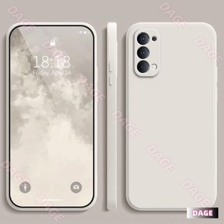 Ốp lưng cho OPPO Reno 4 4G, màu trơn OPPO Reno4 Vỏ bảo vệ silicon chống rơi màu trơn đơn giản