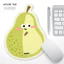 tấm lót chuột hình trái cây dễ thương đế cao su chống trượt bàn di chuột văn phòng phong cách dopamine màu sắc tươi mới bền