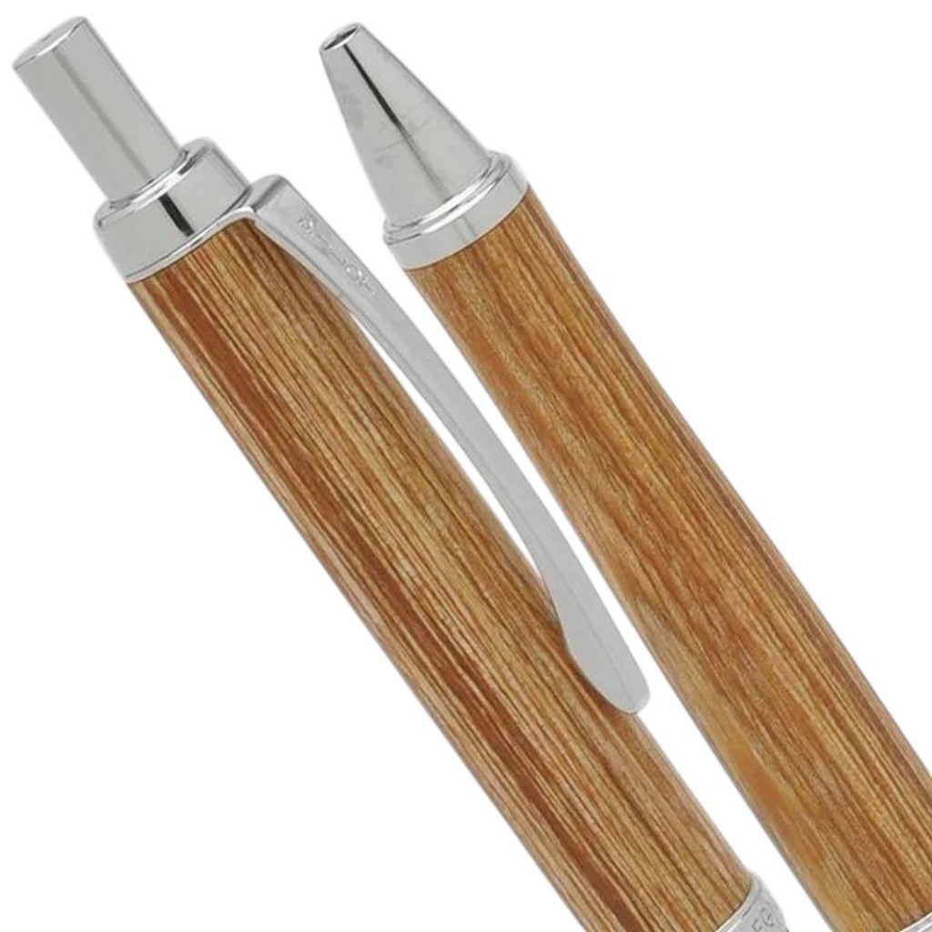 PILOT Legno BLE-250K/0.7mm/Acro Ink/than go birch toan bo/3 mau go tu nhien/hang Nhat Ban