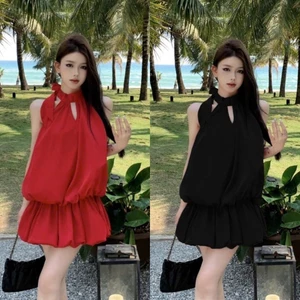 Đầm váy mùa hè dáng bí thiết kế hở lưng kiểu điệu dành cho nữa hottrend trẻ trung XIMI SP472