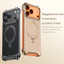 Da Sang Trọng Siêu Mỏng Không Khung Từ Tính Dành Cho iPhone 17 16 15 14 13 Pro Max 17Air 17Pro Giá Đỡ Kim Loại Chống Rơi Cản