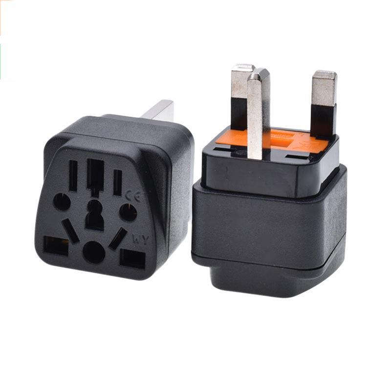 Newsmallbrains UK Travel Plug Adapter Loại G Ổ Cắm Chuyển Đổi Đa Loại Soet Sang Anh Singapore Malaysia Bộ Chuyển Đổi Nguồn Điện Có Cầu Chì 13A NSB