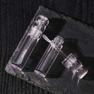 Tutu Trống 3.5ml Ống Son Bóng Trong Suốt Có Bàn Chải Silicon Tròn Mỹ Phẩm Son Bóng Ống Trong Suốt Son Dưỡng Môi Chai Có Thể Đổ Lại VN