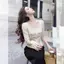 Áo thun ngắn tay thêu ren kiểu Pháp dành cho nữ mùa hè thon gọn hơn trông giảm tuổi Thiết kế thời trang Feel Be