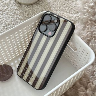 Ốp Điện Thoại Thích Hợp Cho iPhone 12 13 14 15 16 17 Pro max Plus Air Unique Niche Mika Sọc Chống Sốc Chống Sốc Vỏ Bảo Vệ Bao Gồm Tất Cả QZRP