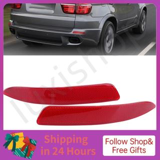 Iuxishop Bộ phản quang cản sau iuxishop cho BMW E70 X5 2007-2013 Bộ sơn bên trái và bên phải Phần lắp đặt dễ dàng 63217158949/63217158950