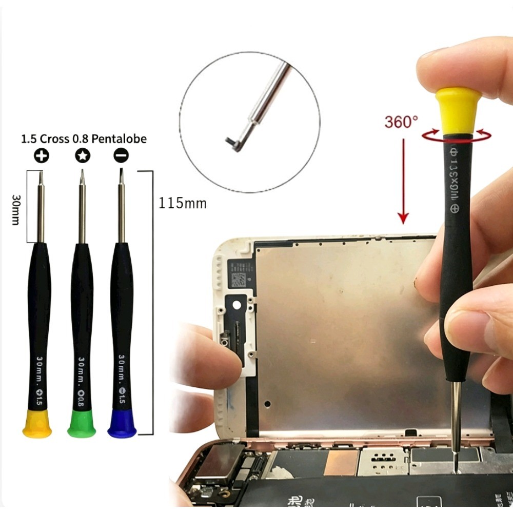 Bộ tuốc nơ vít chính xác 22 trong 1, Công cụ sửa chữa đa năng có nhíp để sửa chữa kính đồng hồ máy tính xách tay