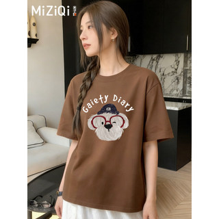 【Khuyến mãi】áo thun nữ Áo sơ mi nữ màu đen từ cotton nguyên chất, thiết kế ngắn tay phù hợp mùa hè