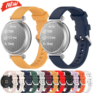 Dây đeo silicon tương thích cho phụ kiện vòng tay thay thế dây đeo đồng hồ Garmin Lily 2 / 2 Active