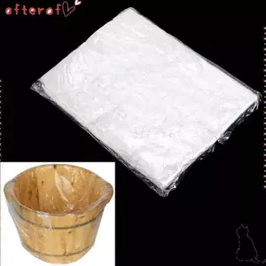 AFTEROF 90 Chiếc Túi Bồn Tắm, Chân SPA Nhựa Dùng Một Lần Miếng Lót Bồn Tắm Chân, Di Động Làm Dày 55 * 65cm Dụng Cụ Chăm Sóc Bàn Chân Làm Móng Chân