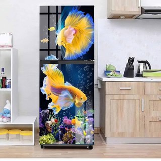 Decal có keo dán tủ lạnh siêu bền chống thấm nước
