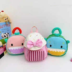 Thời Trang Phong Cách Mới Trẻ Em Ba Lô Thường Ngày Phong Cách Mới Mẫu Giáo Bé Hoạt Hình Schoolbag Khủng Long Nơ Nấm Túi