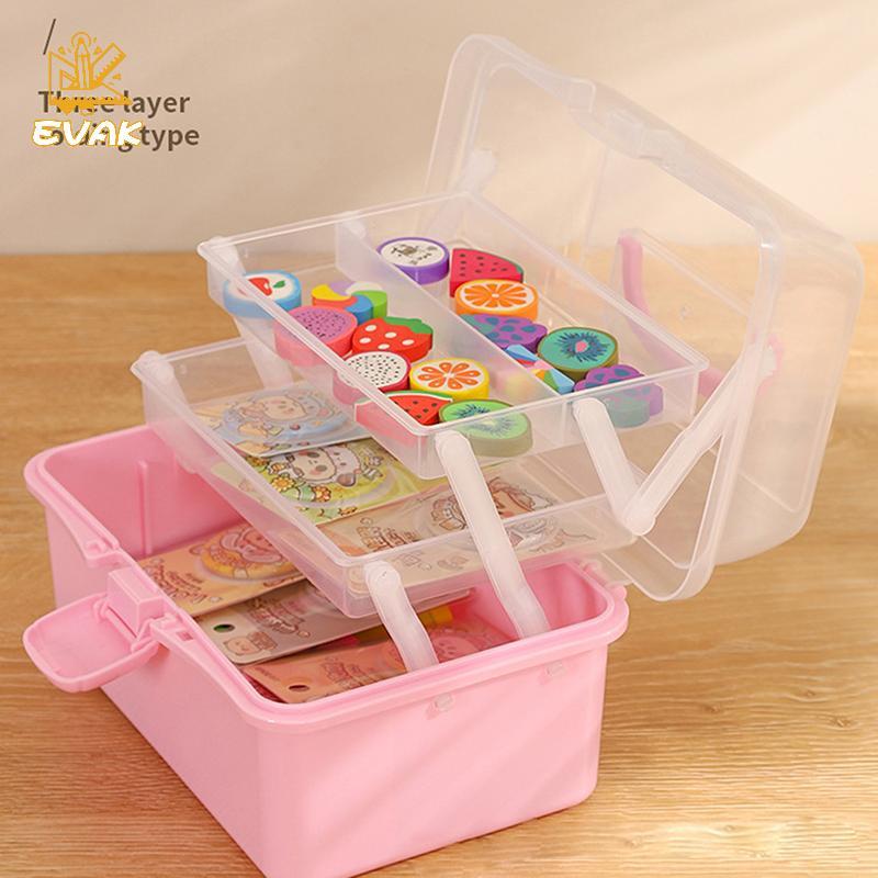 Alittlesetrtu Hộp Bảo Quản Trang Sức Dễ Thương Cho Bé Gái Phụ Kiện Tóc, Kẹp Tóc, Dây Đầu, Văn Phòng Phẩm VN