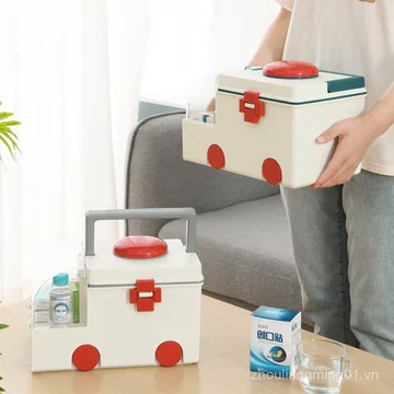 Bộ thuốc gia đình dung tích lớn Bộ sơ cứu nhỏ dành cho gia đình Bộ đầy đủ Hộp lưu trữ thuốc Bộ khẩn cấp di động